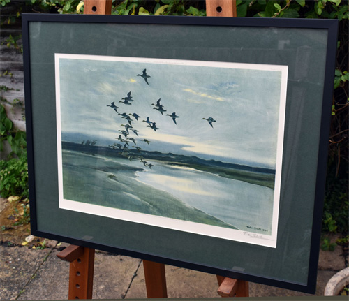 Framed example of Widgeon Beyond the Dunes