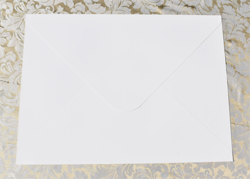 Canada Geese Arriving Out of a Mist- Publisher's Envelope